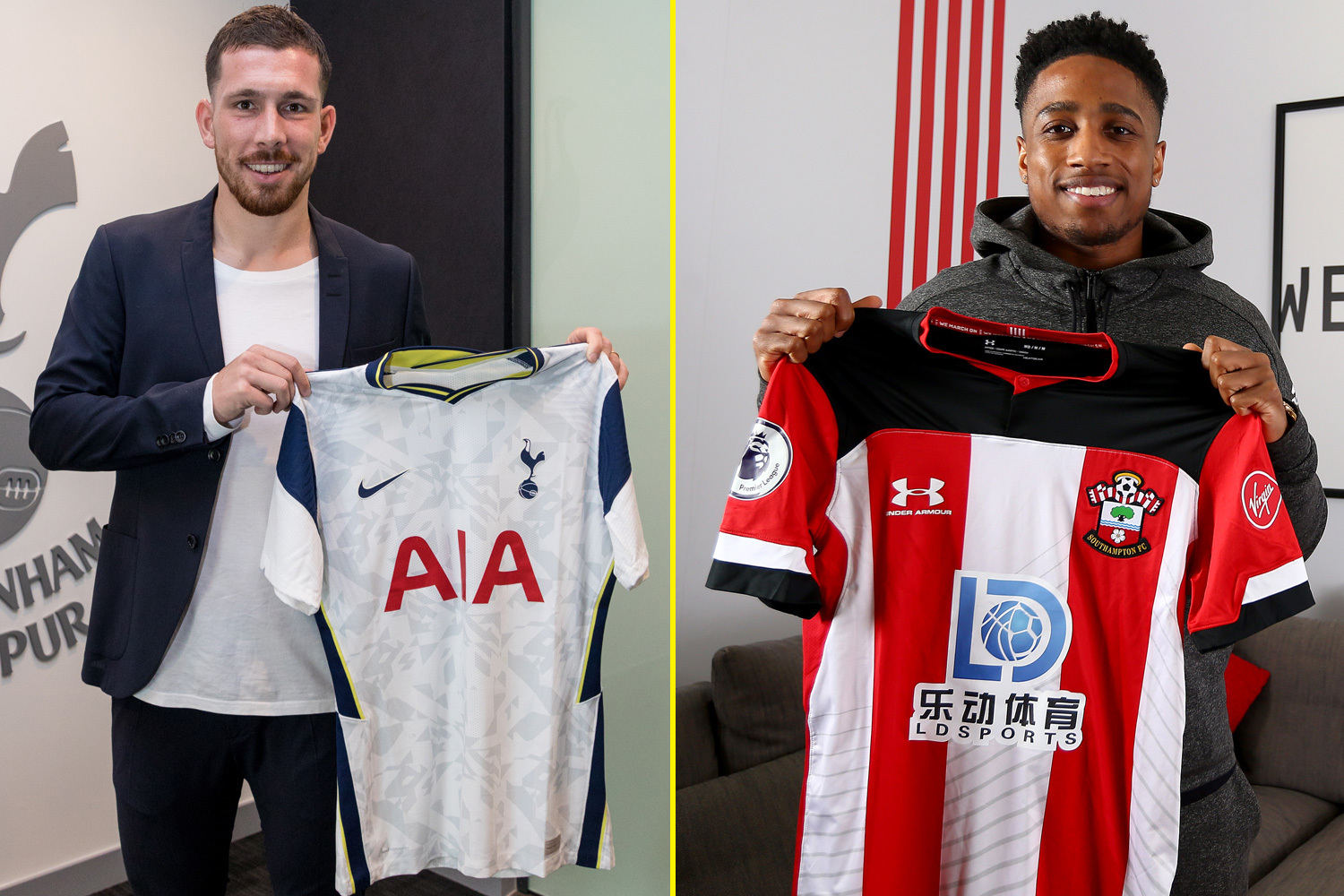 Pierre-Emile Hojbjerg and Kyle Walker-Peters have swapped at Tottenham and Southampton