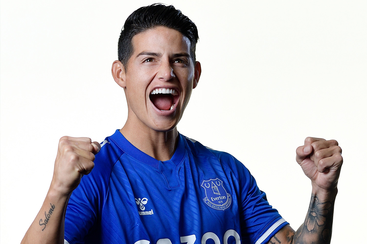 James Rodriguez joined Everton from Real Madrid