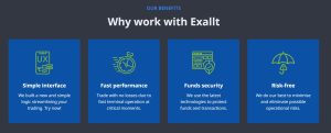 Benefits of trading with Exallt.io